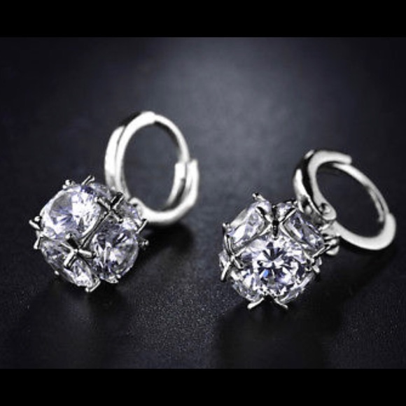 CUBIC ZIRCONIA WHITE GOLD FILLED SETTING - Picture 3 of 8